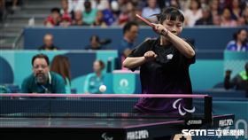 台灣帕運桌球好手田曉雯闖進女單4強。（圖／記者蔡厚瑄攝影）