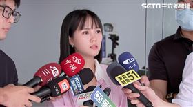 ▲民眾黨發言人吳怡萱受訪