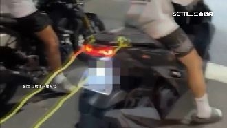 機車拋錨「繩拖路上飆」　危險救援挨罰