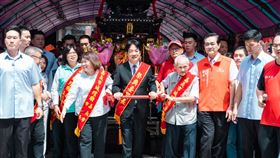 賴清德出席「嘉義城隍廟城隍夜巡諸羅城遶境活動」（圖／總統府提供）