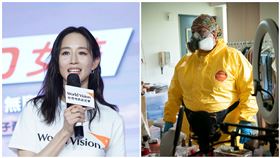 張鈞甯親自檢視旗下藝人蔡嘉茵劇照。（圖／記者趙于瑩攝影、果陀娛樂提供）