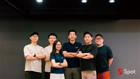 Spot團隊6人菁英在多是百人團隊的新創公司中脫穎而出，以錄取率0.8%成功入選皇家馬德里Real Madrid加速器。（圖／Spot提供）