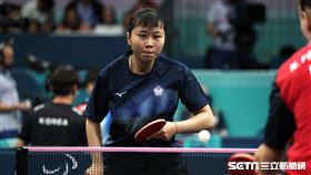 台灣帕運桌球好手田曉雯收下銅牌。（圖／記者蔡厚瑄攝影）