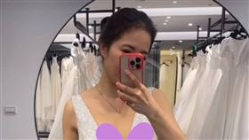 謝忻突曬絕美婚紗照。（圖／翻攝自IG／謝忻）