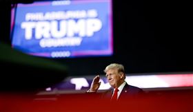 川普指出：「我有一個非常嚴密的計畫，可以終結俄烏戰爭，而且我對中國有某種想法，也許不是計畫，而是一種想法。」（圖／翻攝自Donald J. Trump粉專）