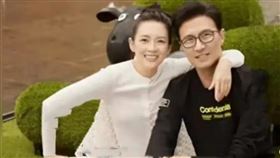 汪峰（右）和章子怡（左）離婚。（圖／翻攝自微博）