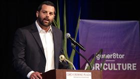 美國印第安納州經濟發展廳長羅森伯格。（圖／翻攝自X @Indiana_EDC）