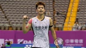 ▲2024台北公開賽，台灣男單好手李佳豪。（圖／台北羽球公開賽提供）