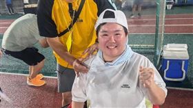 安子跑馬拉松時遭到不明男子當眾襲胸。（圖／翻攝自IG）