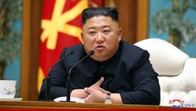 北韓領導人金正恩（圖）上週缺席祖父金日成冥誕紀念活動，引發外界對他健康狀況的高度揣測。圖為金正恩出席11日主持勞動黨政治局會議。（圖取自北韓中央通信社網頁kcna.kp）
