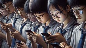 3成兒少手機一離身就焦慮。（圖／AI生成）
