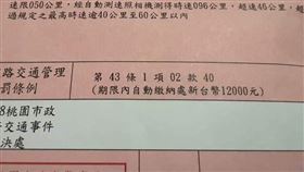 照相機,罰單,時速,網友,速限,桃園市