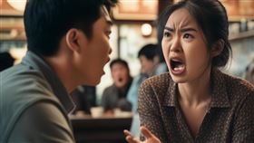 生氣吵架(示意圖/AI生成)