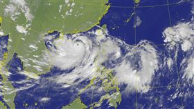 雙颱共舞 麗琵颱風、摩羯颱風 圖/中央氣象署