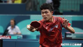 台灣帕運桌球好手陳柏諺。（圖／記者蔡厚瑄攝影）