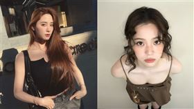 歐陽妮妮、歐陽娜娜。（圖／翻攝自IG、微博）