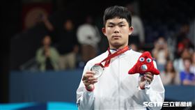 台灣帕運桌球小將陳柏諺奪下銀牌。（圖／記者蔡厚瑄攝影）