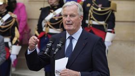 73歲法國「最年長總理」巴尼耶（Michel Barnier）上任。（圖／美聯社／達志影像）