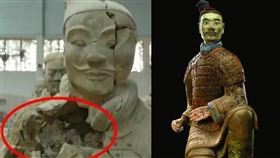 秦皇陵出土的兵馬俑。（圖／翻攝百度百科）