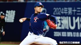 ▲亞洲U18青棒錦標賽，台灣隊第2任投手林鉑濬。（圖／記者劉彥池攝影）