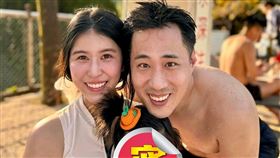 余祥銓（右）跟柔柔育有一女小元寶。（圖／翻攝臉書）