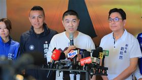 新北市副市長劉和然、立委廖先翔等人到基隆力挺謝國樑。(圖/國民黨基隆市黨部提供)