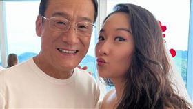 梁家輝參加寶貝女兒梁穎晨的婚禮。（圖／翻攝自梁穎晨IG）