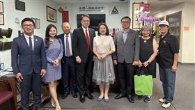 林右昌訪問美國（圖／民進黨提供）