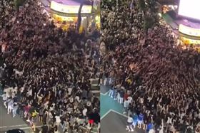 高雄7日、8日有火星人和Energy同時開場，迎來大量人潮。 (圖/翻攝高雄點臉書粉專)
