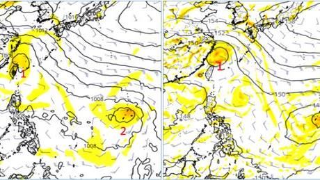 又有颱風接力？全台變天「降雨熱區」曝光