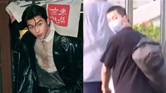 獨／許光漢收假平頭曝光！隊伍中帥氣回眸