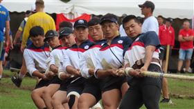 台灣代表隊參加2024年世界室外拔河錦標賽男子680公斤項目，最後獲得銅牌。（圖取自facebook.com/CTTWA）