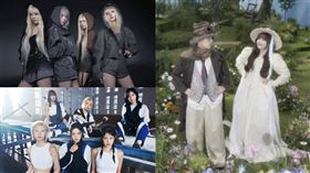 AKMU、aespa、NMIXX。（圖／SHOW Office提供）