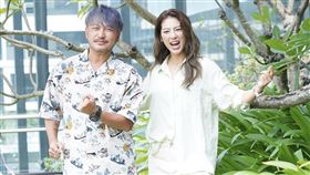 KID（左）跟瑞瑪席丹一起受訪。（圖／記者趙于瑩攝影）