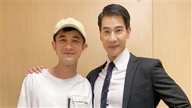 翁家明為了保養品客串八點黨喊很溫暖。（圖／民視提供）