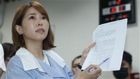 指新竹馬偕兒童醫院容積率暴增  陳智菡說明民眾黨立法院黨團主任陳智菡（圖）指新竹馬偕兒童醫院容積率從250%暴增到450%，比京華城比例還高，她10日上午在立法院針對相關議題做出回應與說明。中央社記者吳家昇攝  113年9月10日