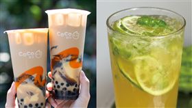 CoCo都可,奶茶三兄弟,85℃,苦瓜爆檸茶(業者提供)