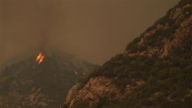 氣溫飆升！美國西岸野火燒萬人撤離　加州宣布進入緊急狀態（圖／美聯社／達志影像）