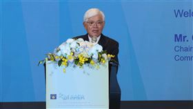 2024年亞洲選舉官署協會（AAEA）會員大會今（11）日開幕，中選會主委李進勇致詞.(圖/中選會提供)