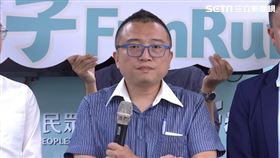 民眾黨「眾力加速度」記者會，秘書長周榆修。