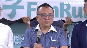 民眾黨「眾力加速度」記者會，秘書長周榆修。