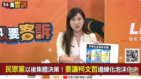 陳乃瑜直言，蔡正元就是來蹭馬郁雯的流量，完全在模糊焦點。（圖／94要客訴）