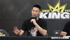 ▲新北國王媒體日，林書豪接受媒體採訪。（圖／記者劉彥池攝影）