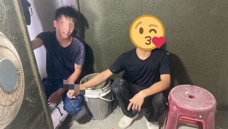 專勤隊查非法打工…驚見「金秀賢」貼磁磚