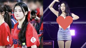 樂天巨人啦啦隊成員禹臣希（우신희）。（圖／翻攝自YouTube-Lunatic Soul）