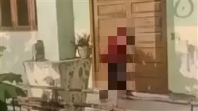 印尼,命案,竊賊,大門,住宅 翻攝x