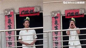 全虹嬋回家日夜被包圍　她摔門怒喊回去吧(圖/翻攝微博)