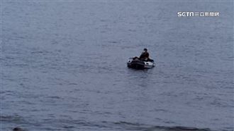 中國籍男自稱負債偷渡　划橡皮艇來台投案