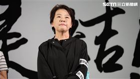 民眾黨挺柯文哲首場集會，立委黃珊珊上台。（圖／記者鄭孟晃攝影）