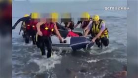 中國男乘橡皮艇偷渡來台 專家:不排除大船拖小船